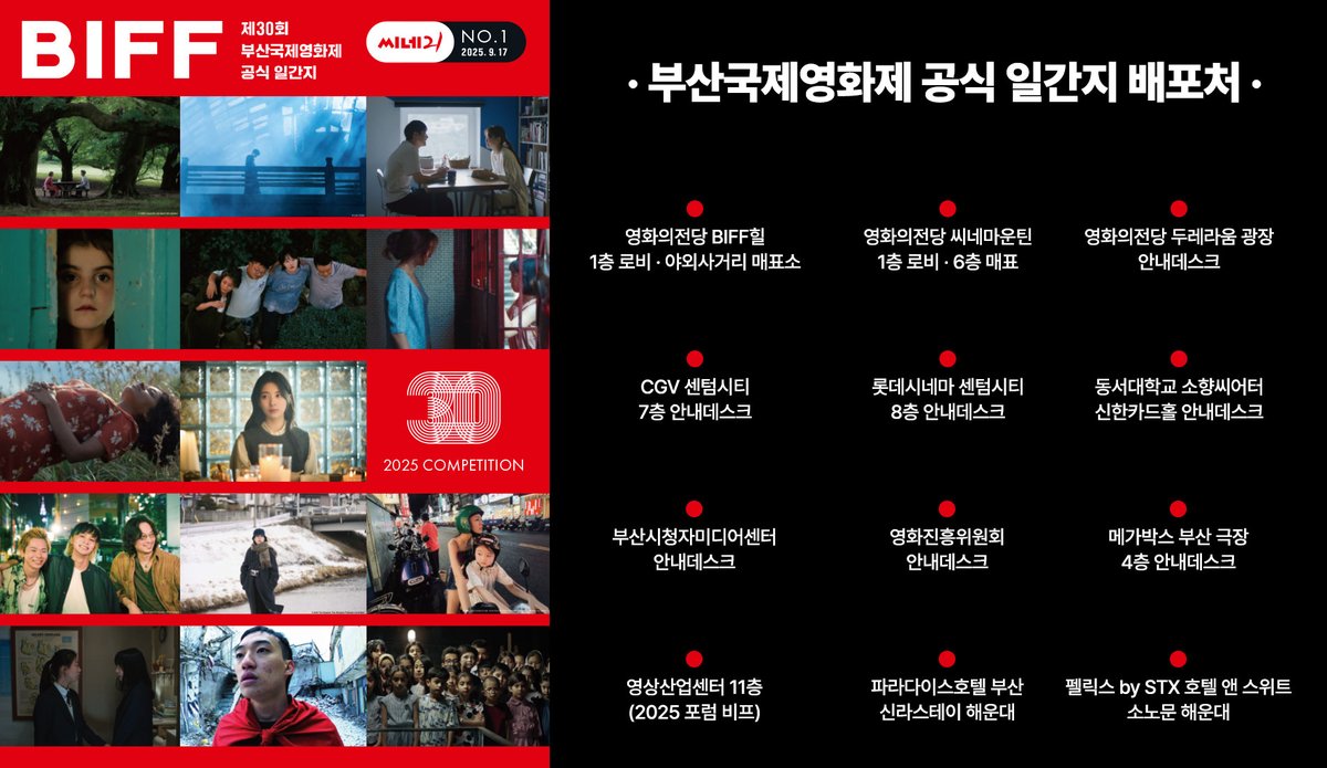 심지어 씨네21은 데일리로 잡지를 뽑아냈습니다(...) 개막식 다음날에 개막식 취재를 한 잡지가 나온걸 보고 벙찜..