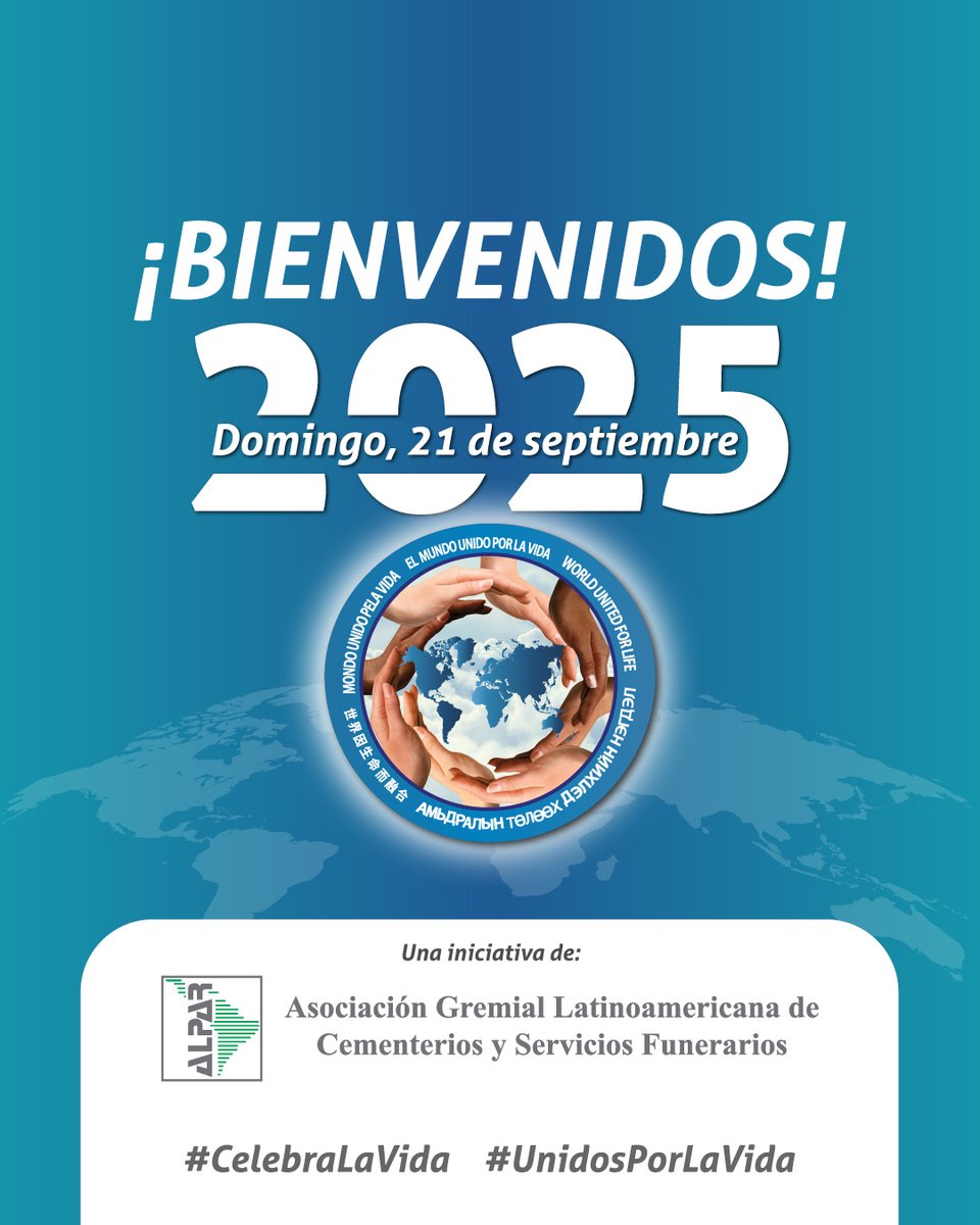 MUPLV's tweet image. ¡Bienvenidos a EL MUNDO UNIDO POR LA VIDA 2025!
Acompáñenos en nuestras redes sociales e invite a sus amigos y seguidores a unirse.

Encuentre toda la cobertura de las actividades en nuestro evento de Facebook:
👉 facebook.com/share/1BvMDpVT…
#CelebraLaVida #UnidosPorLaVida