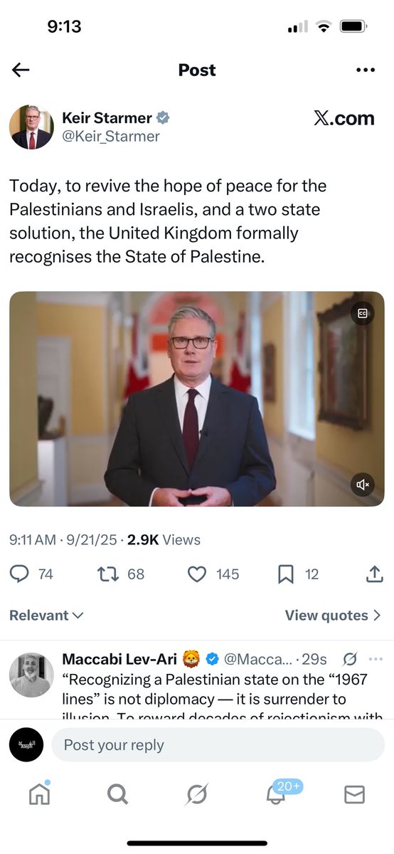 Canada 🇨🇦, Australia 🇦🇺, and the UK 🇬🇧 officially recognize independent State of Palestine