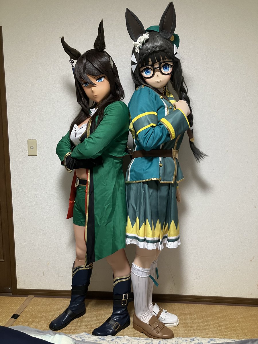 念願のクリロブ併せ！　何故かロブロイの方が大きいようですが