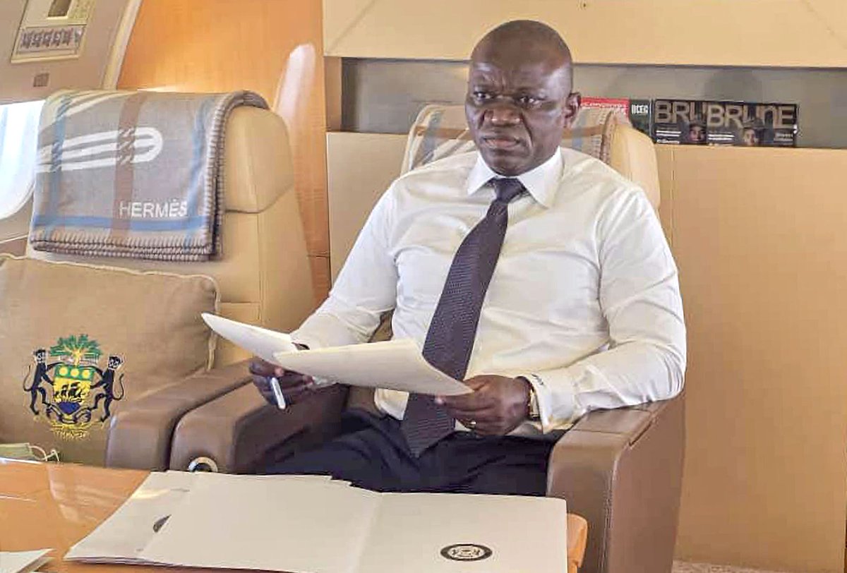 Brice Clotaire Oligui Nguema tweet media