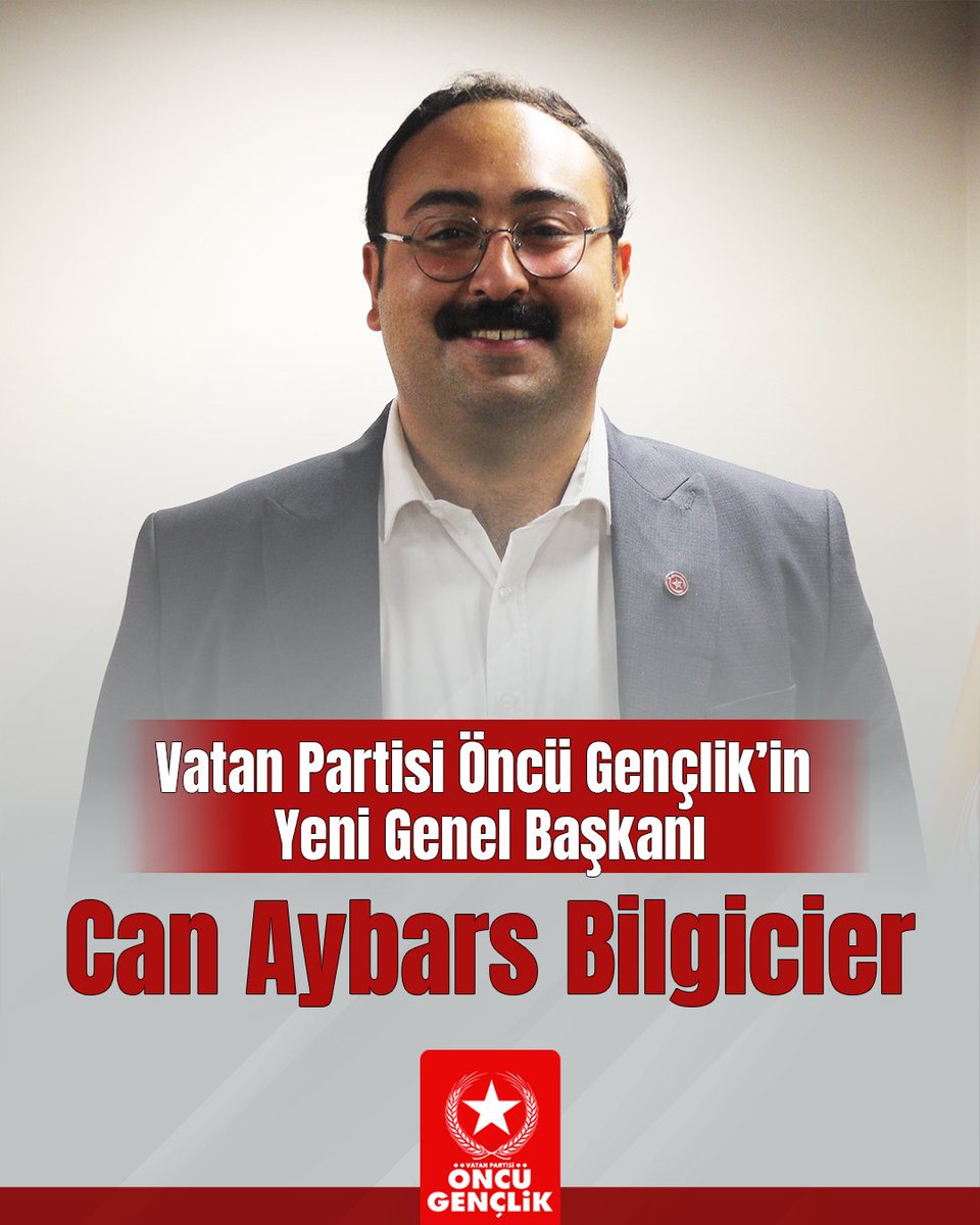 🔴 ÖNCÜ GENÇLİK'İN YENİ GENEL BAŞKANI CAN AYBARS BİLGİCİER!

Genişletilmiş Genel Yönetim Kurulu Toplantısında yapılan seçimde Vatan Partisi Öncü Gençlik 16. Dönem Genel Başkanlığına oy birliğiyle Can Aybars Bilgicier seçildi.

Öncü Gençlik Genel Başkanlığı görevine seçilen Can