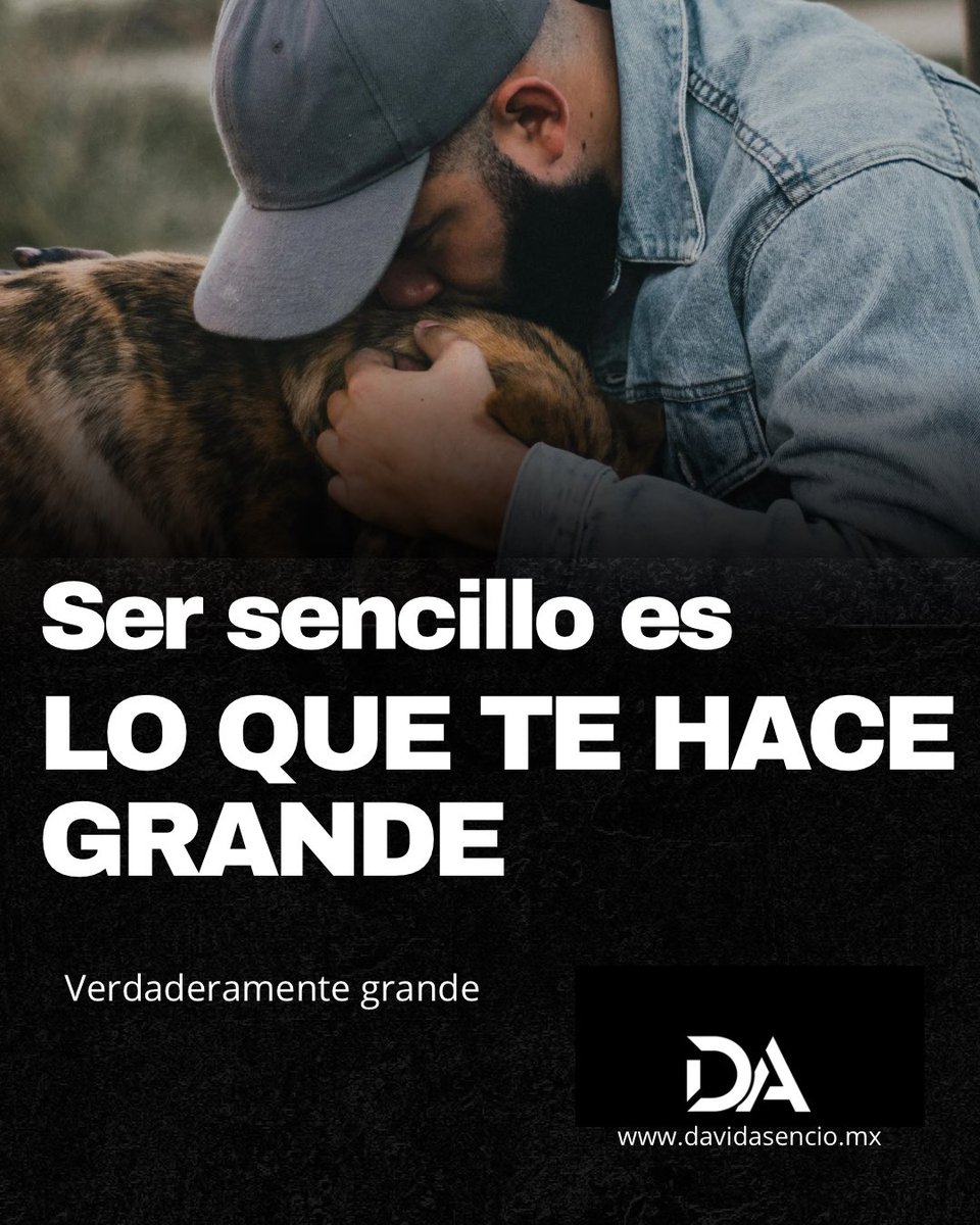 A veces lo que no es tan complejo, es lo que más impacta. Sé simple, sé grande. 
     La grandeza no está en complicar todo, está en saber valorar lo esencial. Dale forma a lo simple y ahi es donde verás lo extraordinario. 
  
#SencilloGrande #Motivación #SéTú #GrandezaInterior