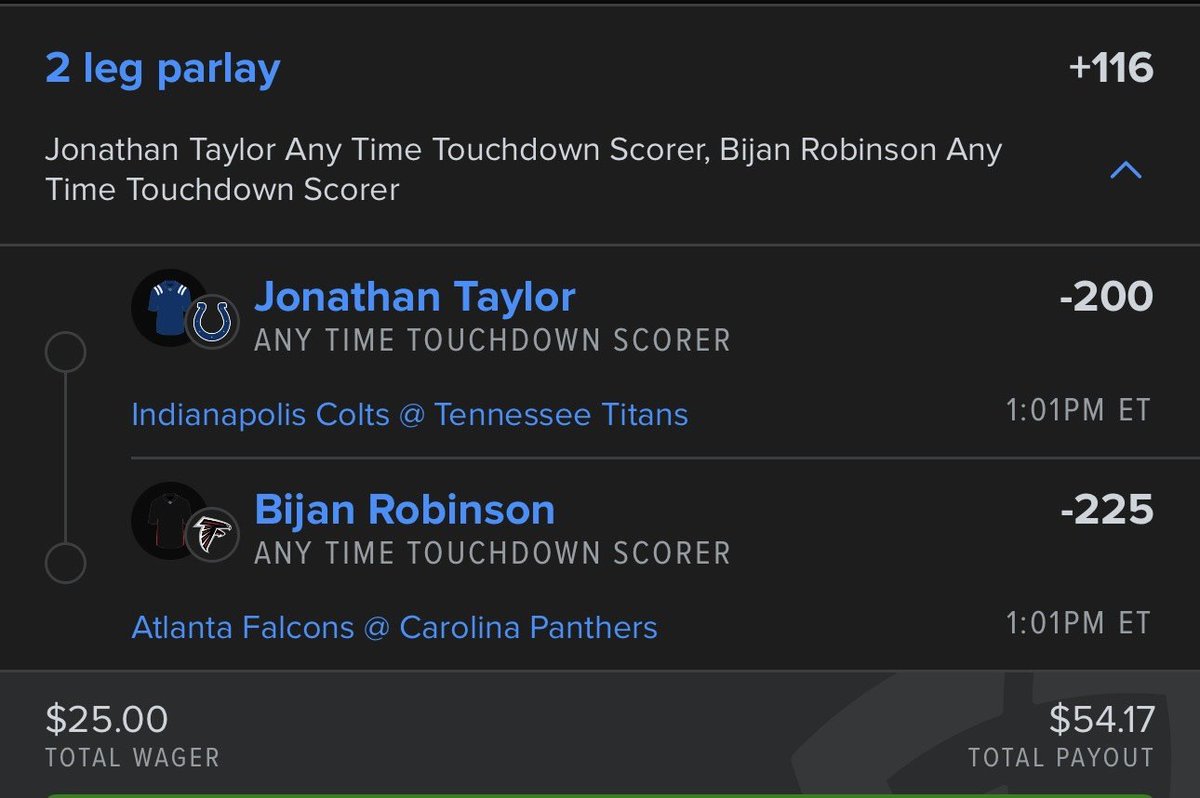 buildaparlay's tweet photo. You have spoken, Taylor/Bijan for our Week 3 Giveaway https://t.co/BpUpGO8XJK