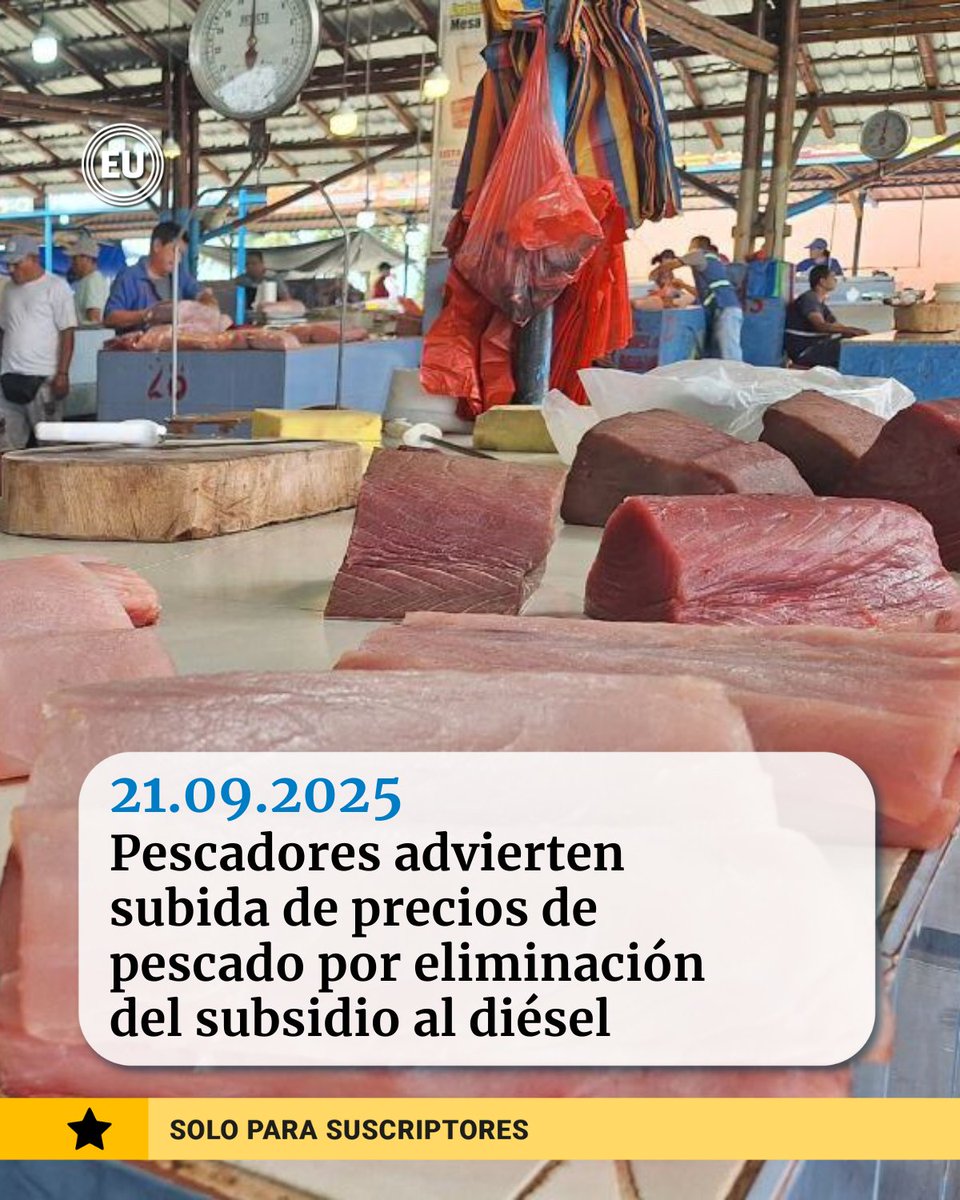 ‘Si una #embarcación ya no es rentable, toda la cadena se paraliza’: #pescadores advierten subida de precios de pescado por eliminación del #subsidio al #diésel ow.ly/uxQh50WZSHt