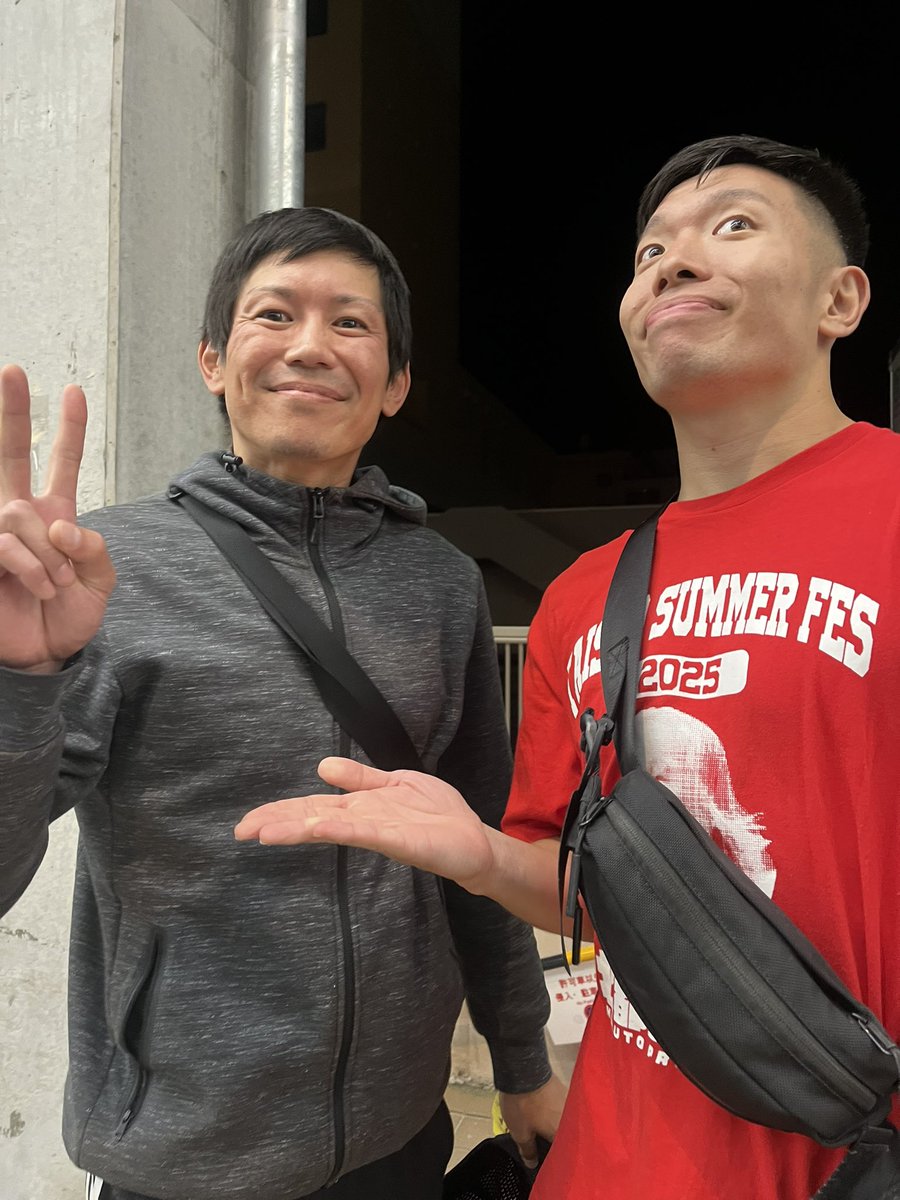 良い1日でした！！
ありがとうございました😃
写真は顧問とマーケティングMG
#北都プロレス
