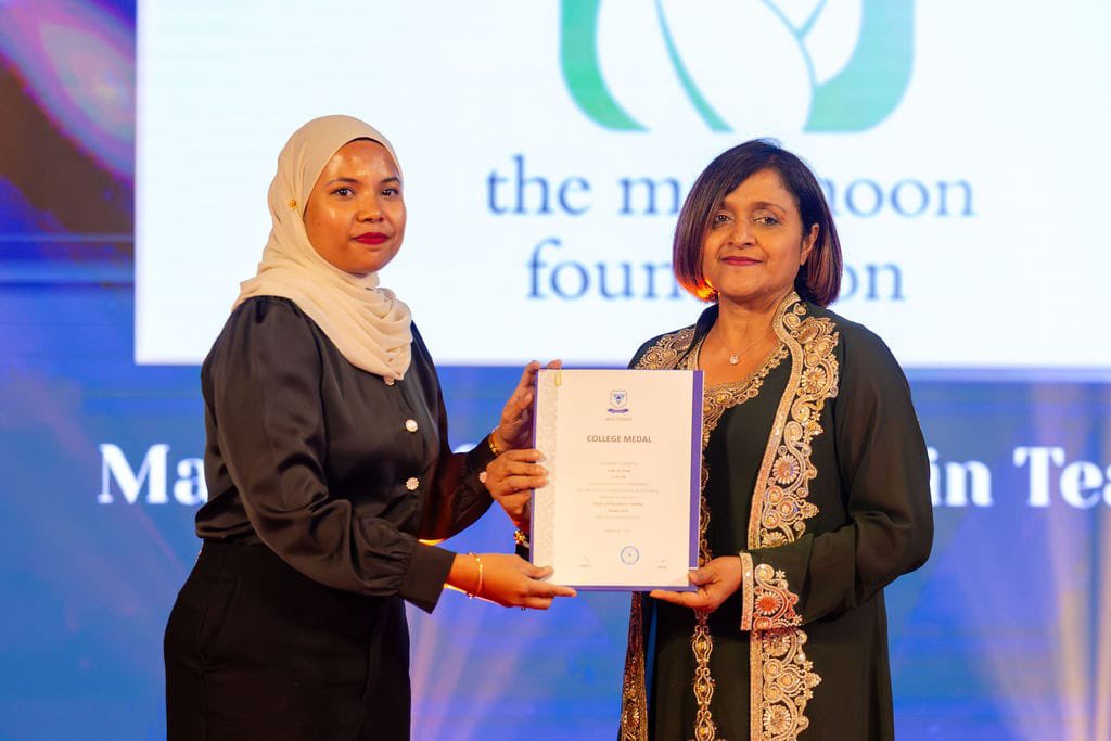 Chair of Women and Democracy’s Advisory Board, and TMF Executive Committee Member <a href="/dunyamaumoon/">Dunya Maumoon</a>, presented the College Medal &amp; Industry Prize for Academic Excellence in the Master of Education in Teaching at <a href="/VillaCollegeMv/">Villa College</a>.

We believe that investing in education is the key to