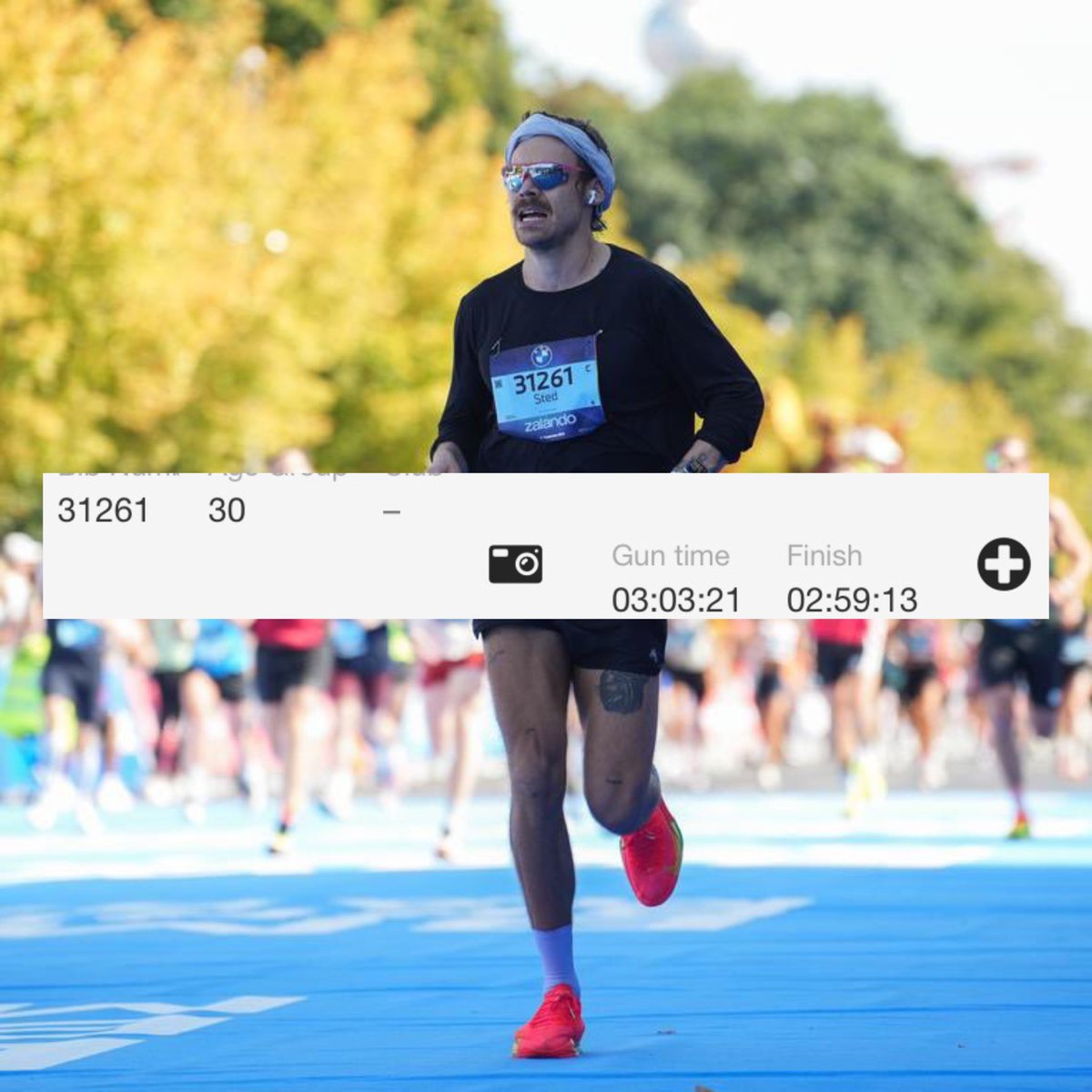 harrysbrasil's tweet image. QUE ORGULHO! 
Harry completou a Maratona de Berlim 2025 em 2h59min13! Superando o tempo de 3h24min07 registrado na Maratona de Tóquio.🏃‍♂️✨