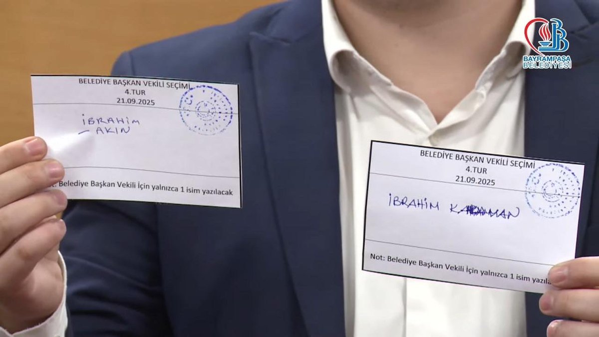 21 Eylül Pazar günü gerçekleşen Bayrampaşa Belediye Başkan Vekilliği seçiminde CHP’li meclis üyeleri açık bir tarafgirlik sergilemiştir.
CHP’li aday hem yarışa katılmış hem de meclis oturumunu yöneterek süreci kendi lehine yönlendirmiştir.

Adayımız İbrahim Akın’a verilen bir oy,