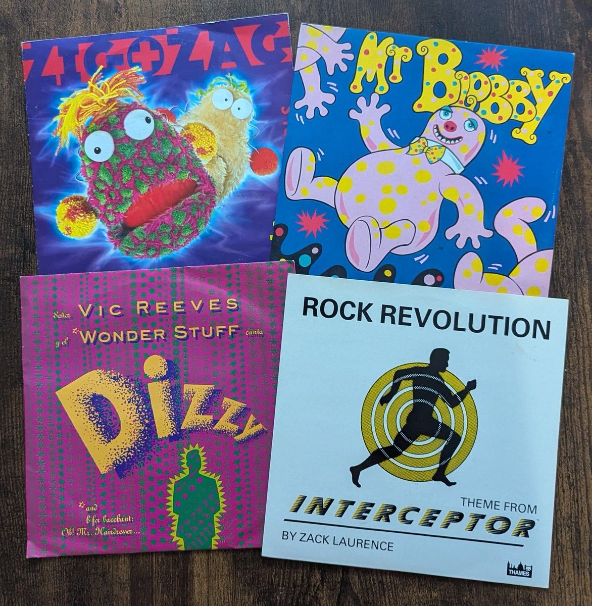 My vinyl collection. It really is just this and some Muse albums. #blobby #zigandzag