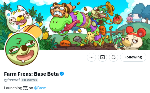 fren (@frenwtf) on Twitter photo new rebrand who dis 👀
follow for alpha 👉 <a href="/frenwtf/">Farm Frens: Base Beta</a> new rebrand who dis 👀
follow for alpha 👉 <a href="/frenwtf/">Farm Frens: Base Beta</a>