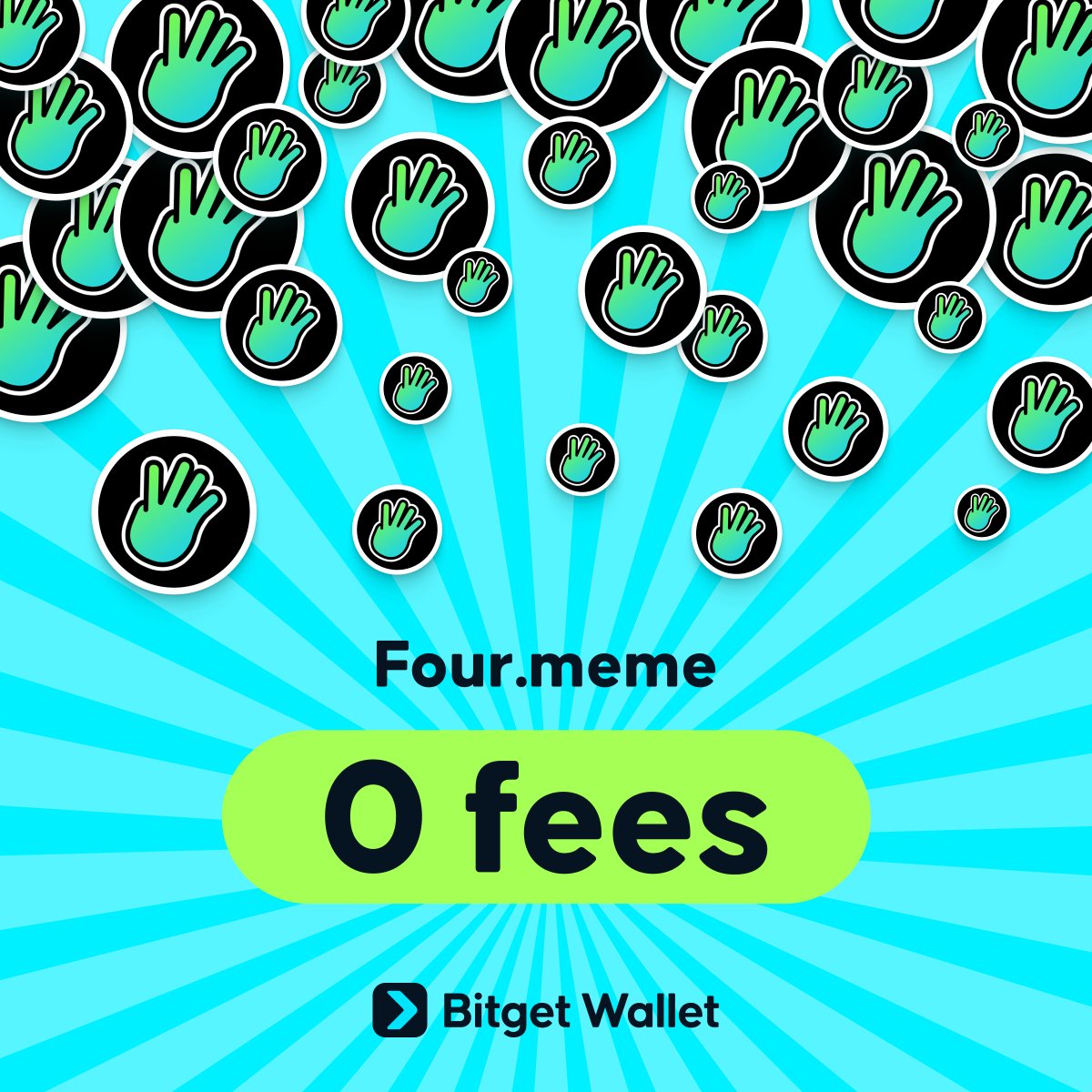 BitgetWallet's tweet image. Trading @four_meme_ memes on BNB Chain?

All four.meme launched memes have 0 trading fees on Bitget Wallet.