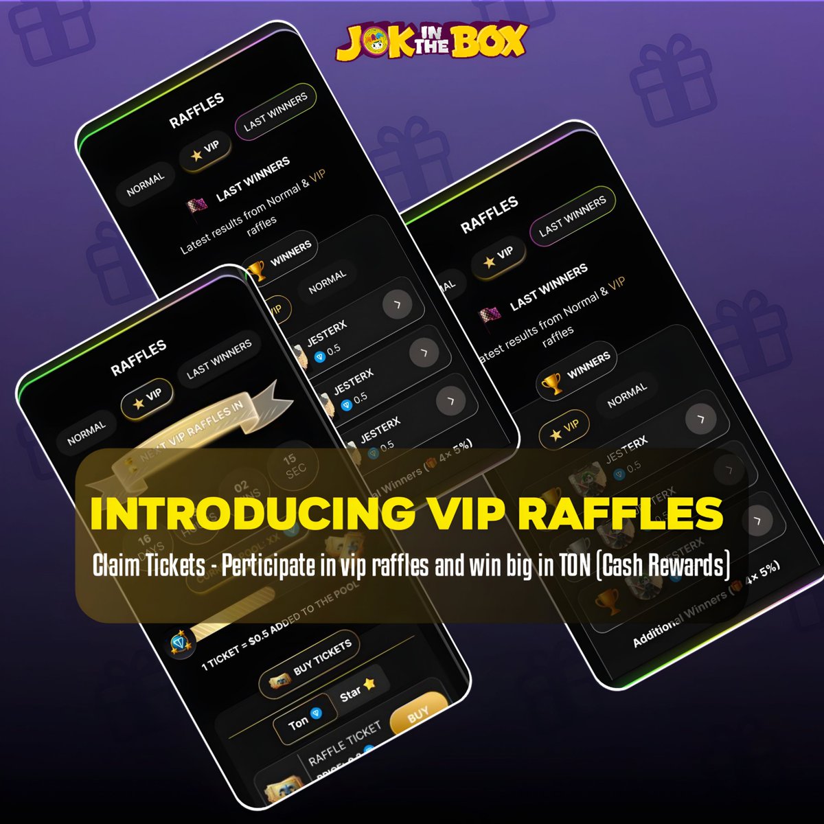 Good morning, Jokers! A fantastic week is just around the corner! 🎉 The V2 VIP raffles are on their way! Make sure to get some rest and prepare for the ultimate chance to win big by engaging with Telegram Stars. 🤩