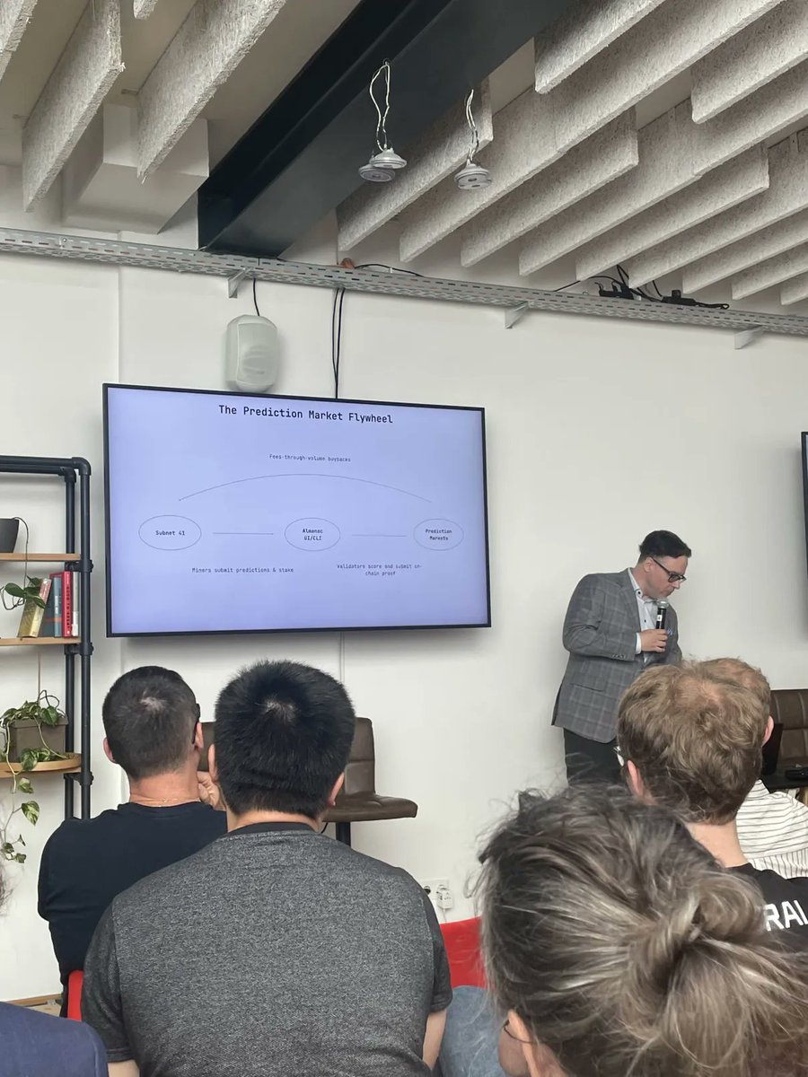 We had an incredible time at <a href="/NumeraiCoE/">Numerai Council of Elders</a> DeAI day and engaged with a lot of talented people. Some highlights include:
- Meeting <a href="/Barbarian7676/">Barbarian</a> (and his lovely mother) and talking about future collaborations with <a href="/MANTISBittensor/">MANTIS</a> 
- Connecting with top OG data scientists of