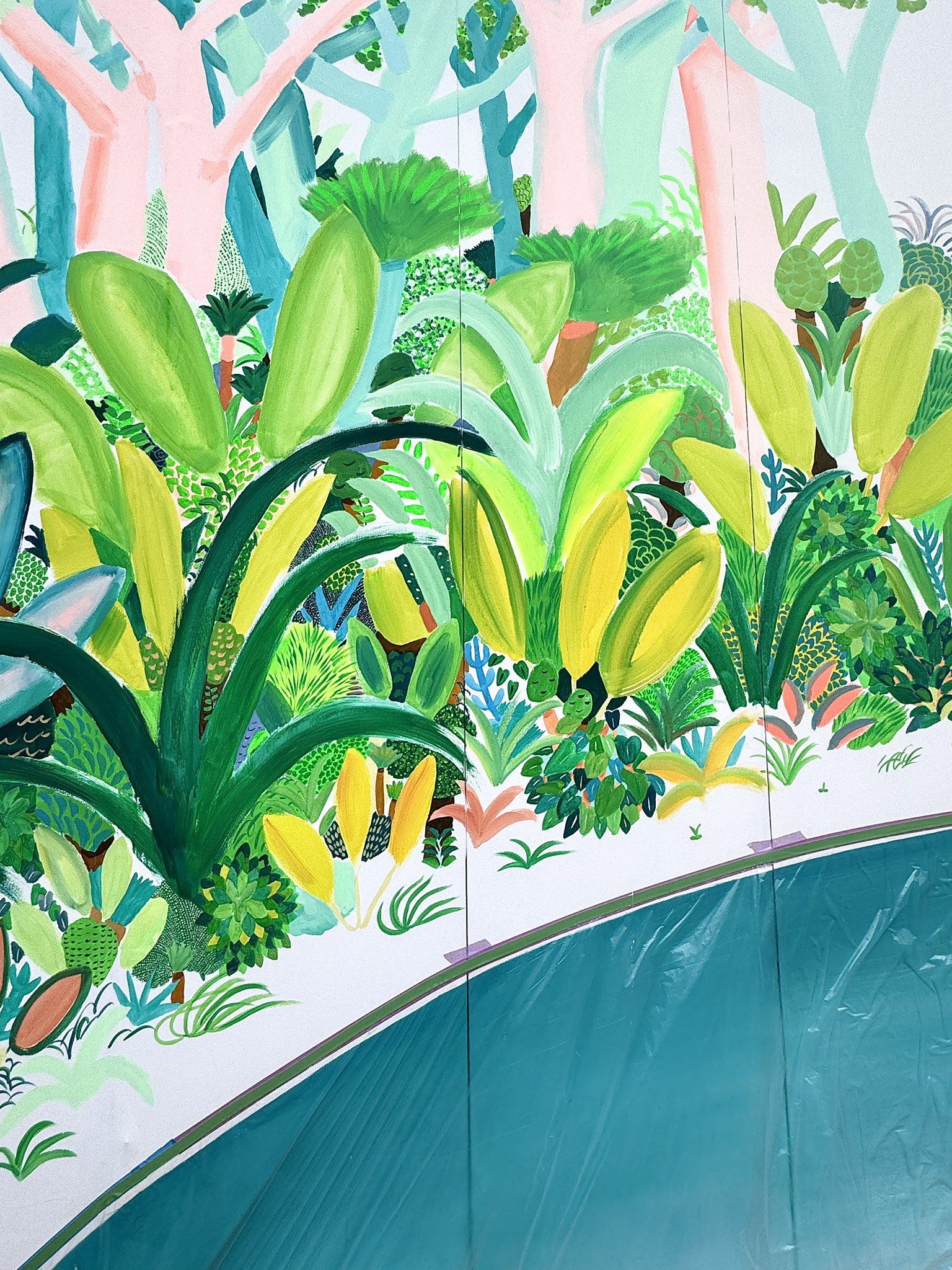 ECONECOさん キャンバスアート秘密ひみつの部屋 絵子猫 (@ECONECOxxx