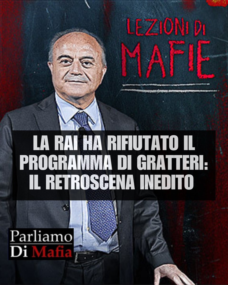 Flexgrimmy_'s tweet photo. Avete presente “Lezioni di mafie”?
È il programma in onda su La7 con Nicola Gratteri e Antonio Nicaso. Un viaggio rigoroso e necessario dentro la storia e l’evoluzione delle mafie italiane. Un programma coraggioso di approfondimento e divulgazione.

Quello che forse non sapete è che questo programma non doveva andare su La7.
Era nato per essere trasmesso sulla Rai.

Ma la Rai l’ha rifiutato.

#parliamodimafia #antimafia