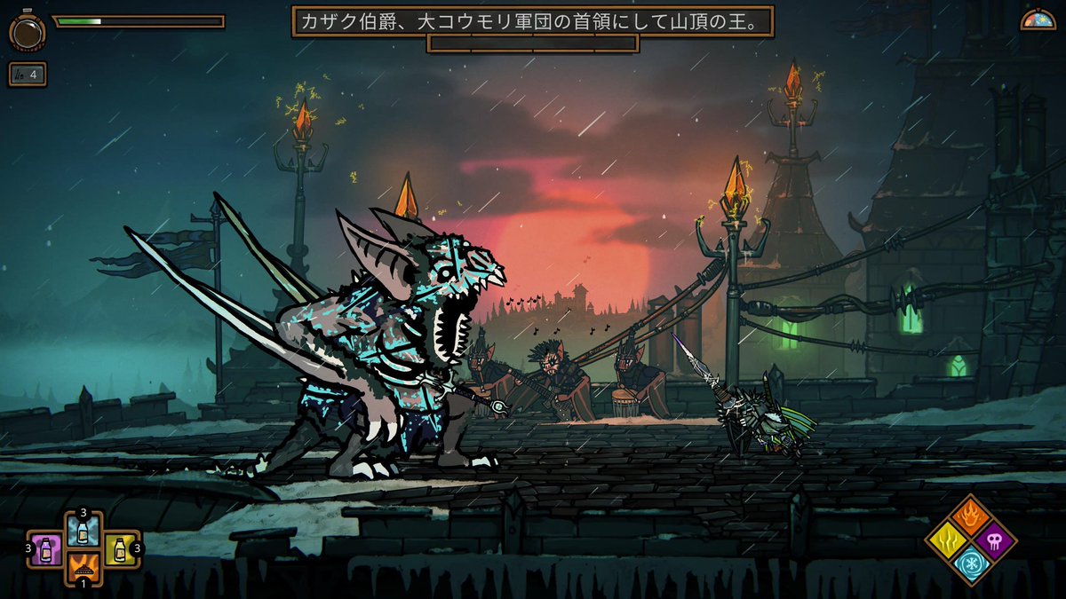 hatsuota's tweet photo. #TailsOfIron2 
プラチナ706

前作からファンっす。推しゲー。この2もおもろすぎた🤗もっさりした2D死にゲーって感じですが、このもっさりがいい味だしてるんよ。グラも雰囲気あって最高に好き😘最後、次作の予告的なやつもあったし、期待しちゃおう！難易度ノーマル17hほどでトロコン🏆️です！ https://t.co/hUhdxiHnAN