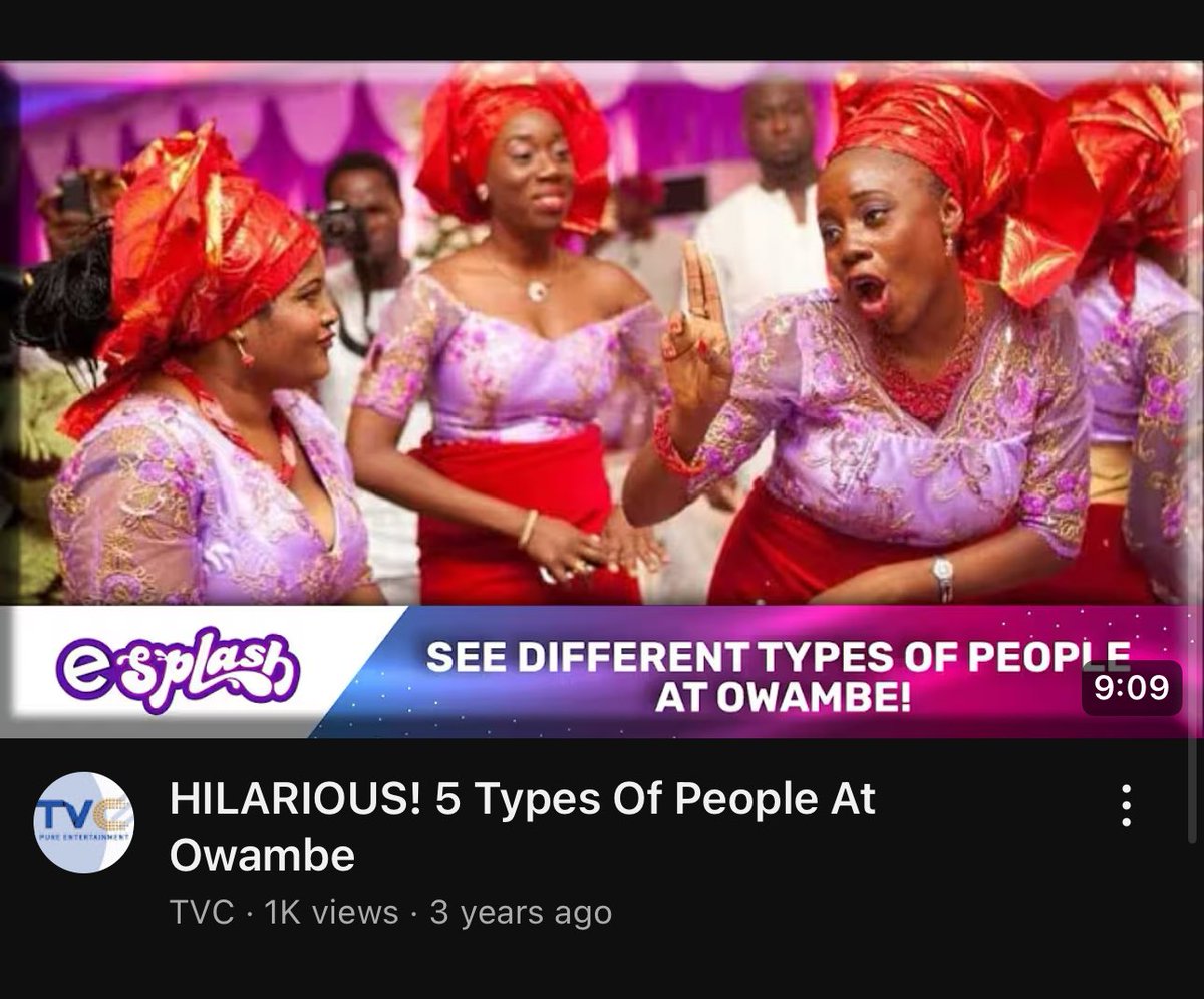 TVC has been spelling the so-called "owanbe" as "owambe," too until after the Uzo matter. 

Who owns TVC? Believe it or not, the bigotry you see on the TL is being sponsored &amp; coordinated by the gov't of the day. 

These guys are the most dangerous &amp; the worst thing that ever
