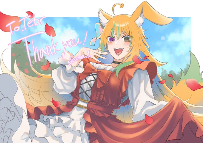 ご依頼で描かせて頂きました ありがとうございました! #Skeb