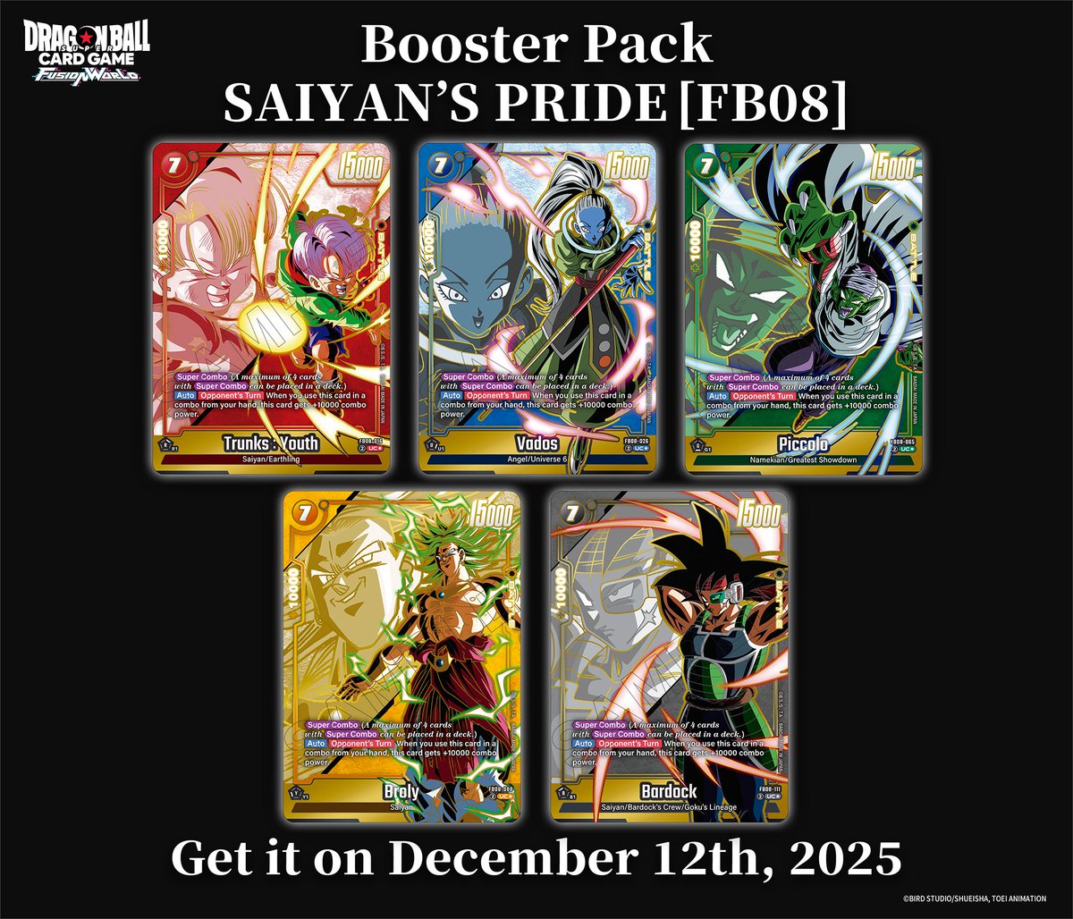 All 4 Dragonball Super: Fusion World Starter Decks, Ranked | TCGplayer, image size:1200x1028
