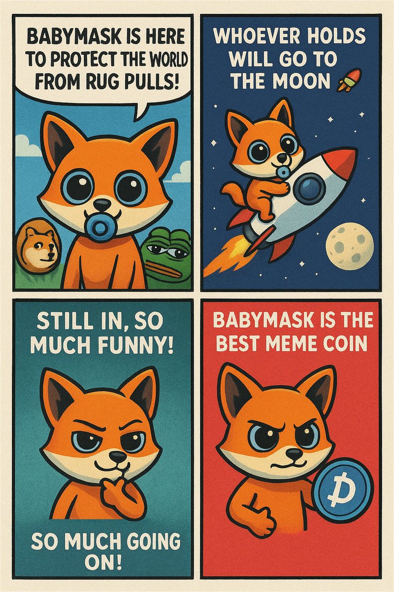 babymaskoficial's tweet photo. 🔥🚀 #BABYMASK is here to take over!
👶🦊 Others sleep — BM wakes up and #pumps!
📈 Join now before the #FOMO hits! https://t.co/QxvvH2LsbU