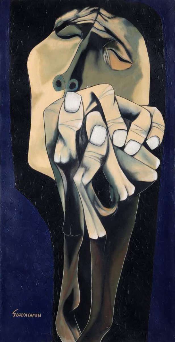Oswaldo Guayasamín (Équateur, Quito 1919 - Etats-Unis, Baltimore, Maryland 1999 - Expressionnisme)  "Las Manos de la Ternura" (1974)
#OswaldoGuayasamín #Ecuadorian #expressionism #art #ArtOfTheDay #paintingoftheday #artgallery #peinture #painting #ArtistOnTwitter #museum