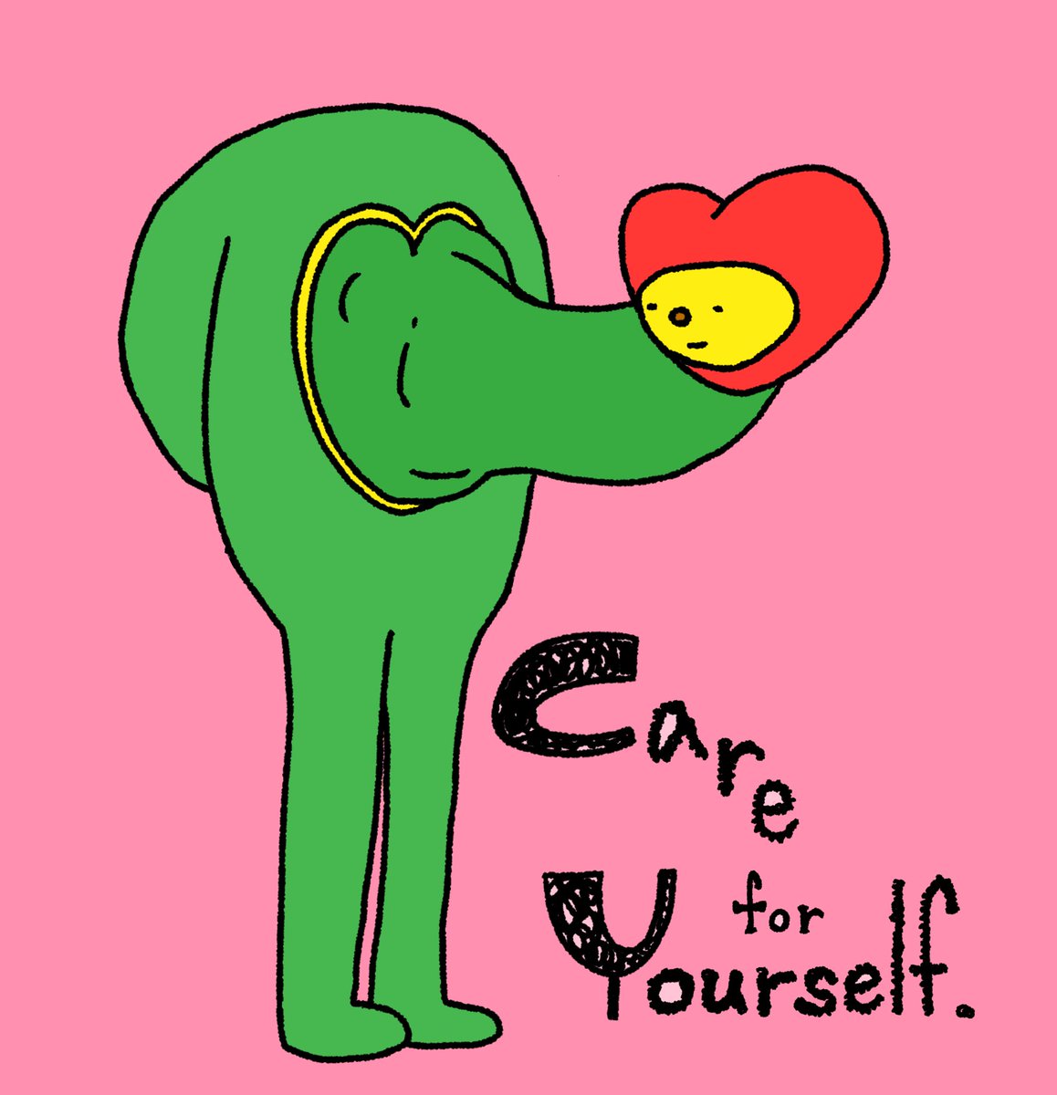 _fivetimeslove's tweet photo. Care for Yourself, fill with your love
穴があれば自分でも埋められるといいかも
If you have someone who fill the hole, that's also awesome
埋めてくれる人がいるなら、それもイイネ

#illustration #art #drawing #design #イラスト #アート #絵 #絵描き #日記 #シンプル #シュール #かわいい https://t.co/YusAPa7VW1