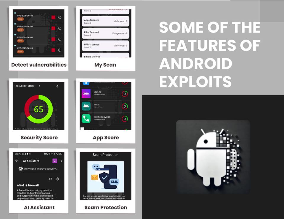 Funker_Dev's tweet image. From detecting vulnerabilities to scam protection, Android Exploits gives you the tools to stay safe anytime, anywhere. #MobileSecurity #AndroidTools #StayProtected