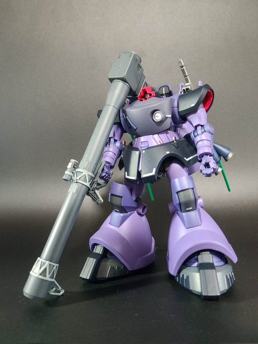 MS-09 リック・ドム ガイア機/オルテガ機 (GQ) 部分塗装これから頑張る