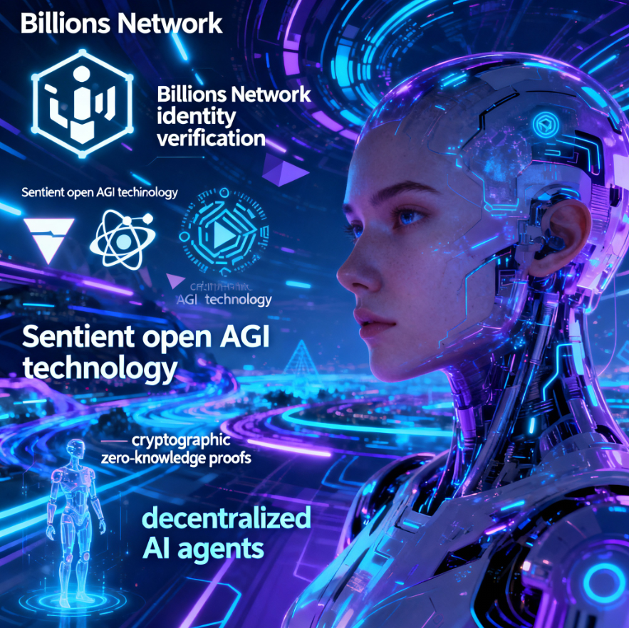 What if technology can do more than just help us... but think with us? 👀
That's <a href="/billions_ntwk/">Billions</a>  x <a href="/SentientAGI/">Sentient</a>.
where intelligence becomes a common language. 🧵

Most conversations about AI are driven by fear: "🅸🆃 ​ 🆆🅸🅻🅻 ​ 🆁🅴🅿🅻🅰🅲🅴 ​ 🆄🆂."
But Billions x Sentient
