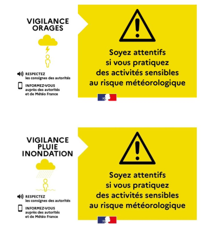 cezocsud's tweet image. Communiqué zonal routier n°2 - Vigilance JAUNE à surveiller pour orages et pluie-inondations départements 04/05/06/30 :