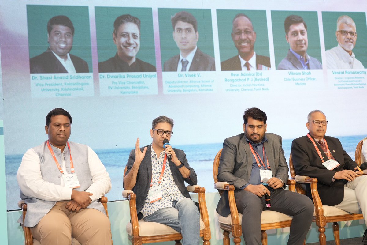 The Accidental Professor (@dwari1008) on Twitter photo EdNXT Conference in Chennai <a href="/educationtimes/">Education Times</a> <a href="/EconomicTimes/">Economic Times</a>
Now the Buzz Word is AI in Education. No simple answers but questions and challenges galore EdNXT Conference in Chennai <a href="/educationtimes/">Education Times</a> <a href="/EconomicTimes/">Economic Times</a>
Now the Buzz Word is AI in Education. No simple answers but questions and challenges galore