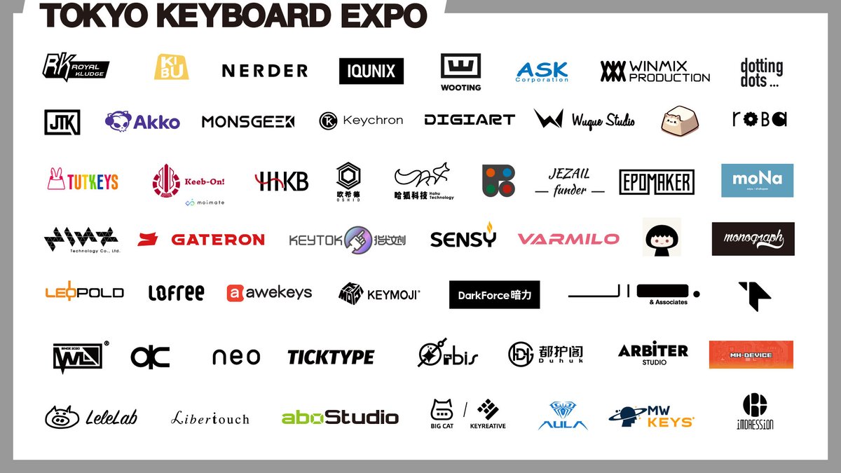 yushakobo_shop's tweet photo. TOKYO KEYBOARD EXPOまであと2️⃣日‼️
簡単ですが、可能な限りたくさんの出展ブランドの情報を紹介してみました！
チケットはまだわず��に残っているのでお早めに！
#tkx25 

【スタッフブログ】TOKYO KEYBOARD EXPO の出展ブランドをたくさん紹介します
https://t.co/KCV5J31sMM https://t.co/dC7EtL7tKH
