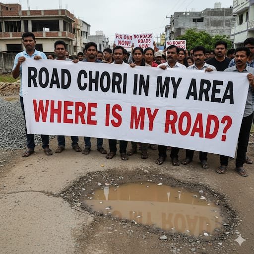 jvt_cet's tweet photo. @RaGa4India , @RahulGandhi 
Please help us in our fight of road chori in Varthur, Balagere,  Gunjur of mahadevpura constituency Where is our roads?
@BalagereConnect wants to know https://t.co/t89JFpXS93