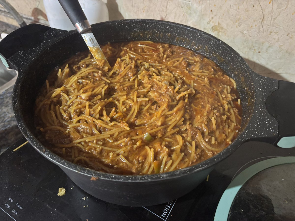 להכין ספגטי בולונז בעזה לא היה בבינגו שלי השנה.