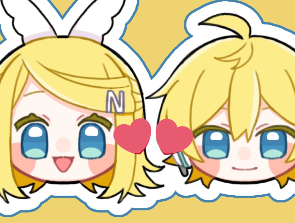 ネップリ用のイラスト描いてたら可愛いのできた🧡💛
#新しいプロフィール画像