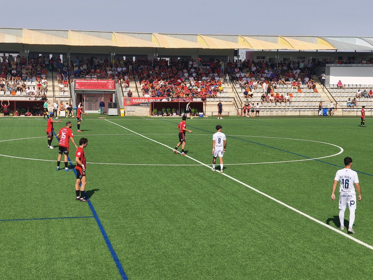 Mañana de fútb⚽l en 
Puente Genil📝!! 
*🇪🇦 <a href="/2Rfef/">2 RFEF</a>  Grupo IV*
🔴⚫ @SarlemPG
🔵🟡 <a href="/UCAMMurciaCF/">UCAM Murcia CF</a>
📅 Domingo 21 de septiembre 
⏰ 12:00 
🏟️ Estadio Manuel Polinario