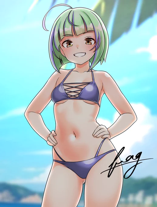 水着な竹(◜ᴗ◝ ) #艦これ