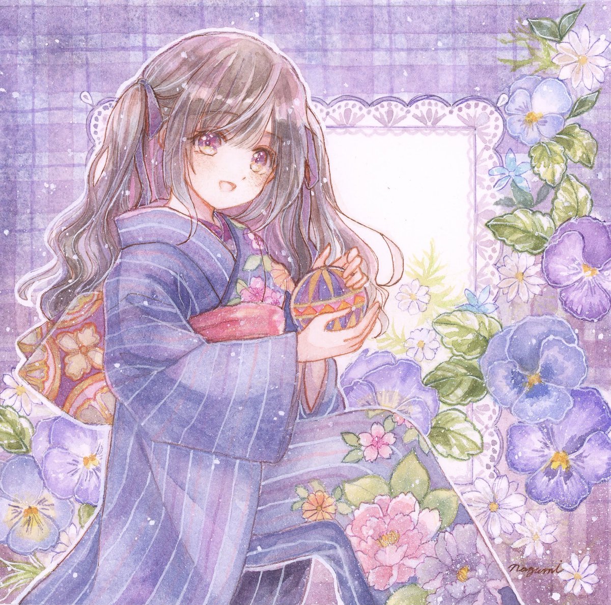 まめたろう☆さま専用（原画）紅い夢【水彩画】ほか　7点おまとめ まめたろう☆さま専用（原画）紅い夢【水彩画】ほか 7点おまとめ