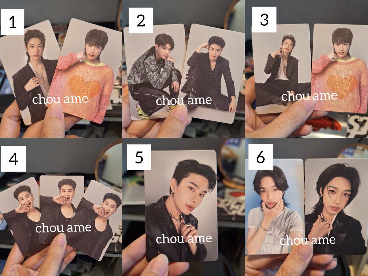 Chou_Ame's tweet photo. 📍ขาย📍
เรียงราคาตามลำดับ(ราคารวมส่ง)
1. คู่ 100.-
2. คู่ 100.-
3. คู่ 100.-
4.ใบละ 60.-
5. ใบ 100.-
6. คู่ 200.-

#ตลาดนัดbus #ตลาดนัดบัส https://t.co/9oQn8yLg6c
