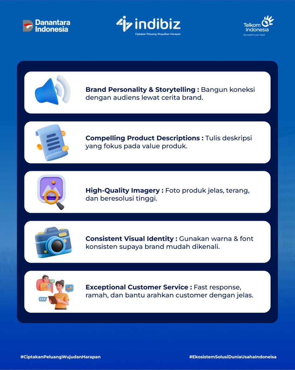 Indibiz_jtdiy's tweet image. Ini tips buat mrketplacemu! 📷
#Indibiz #Indibizjtd #Tipsmarketplace
#CiptakanPeluangWujudkanHarapan
#EkosistemSolusiDuniaUsahalndonesia