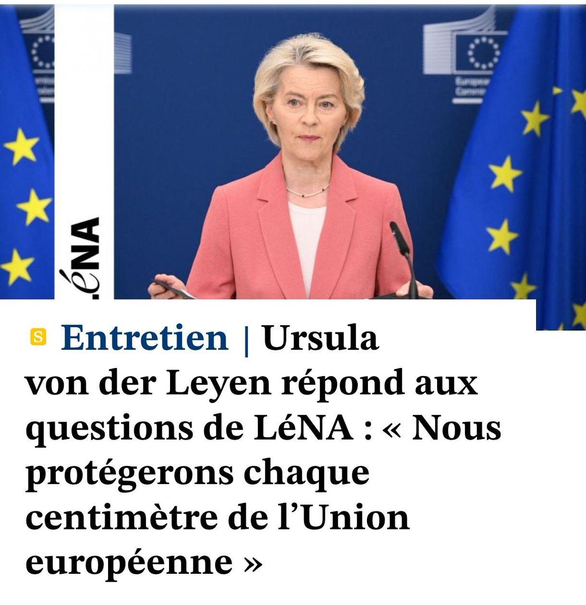 nexta_tv's tweet photo. 🇪🇺EU will not blindly follow Trump’s demands

Ursula von der Leyen made it clear that the European Union will not automatically introduce 100% tariffs on goods from India and China at Washington’s request.

“The EU will make its own decisions,” she told Belgium’s Soir. Moreover, Brussels is preparing to sign a free trade agreement with India by the end of 2025.

She stressed that new trade agreements strengthen Europe’s geopolitical position and reduce its dependence on the White House.