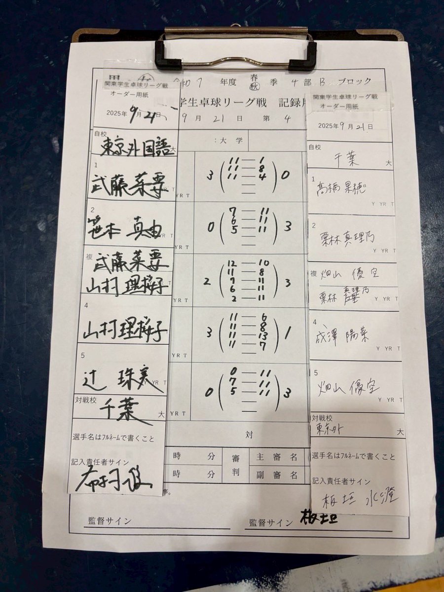 千葉大学卓球部 tweet media