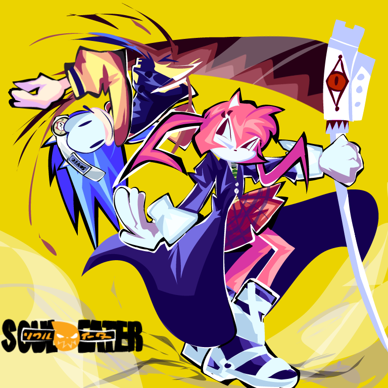 Asuka9909's tweet photo. #SonAmy #rewrite 
Rewrite and malware in soul eater https://t.co/uOiRlsxGMx