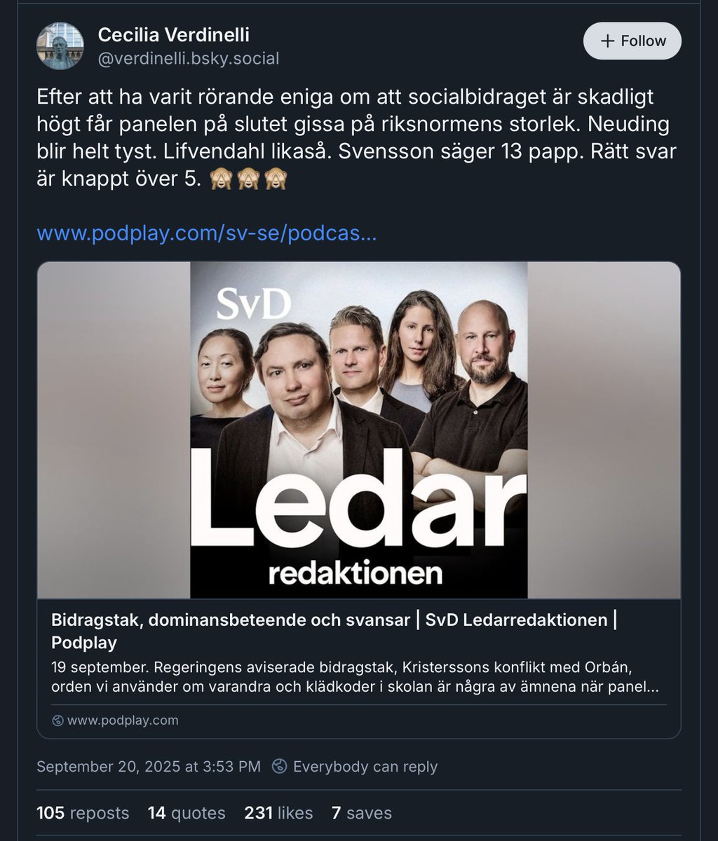 Fanimig otroligt. Någon behöver berätta för SvD ledare om detta med att googla innan man utalar sig tvärsäkert i angelägna frågor.