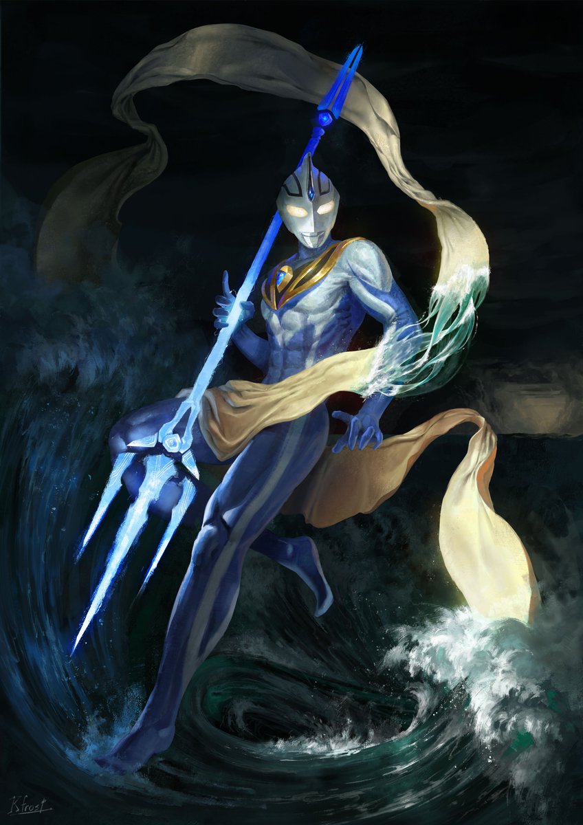 "Will of the Sea" 
fanart for ultraman agul

#ウルトラマンアグル  #ウルトラマン