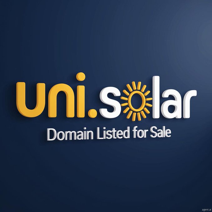 DomainFQ's tweet image. .
Domain Name For Sale

Uni.solar

#Unisolar #Solar #Sun #Energy #Power #Light #Solar #SolarEnergy #SolarPower #SolarPanels #RenewableEnergy #CleanEnergy #GreenEnergy #SustainableEnergy #SolarSystem #SolarTechnology #SolarSolutions #SolarInstallation #SolarLife…