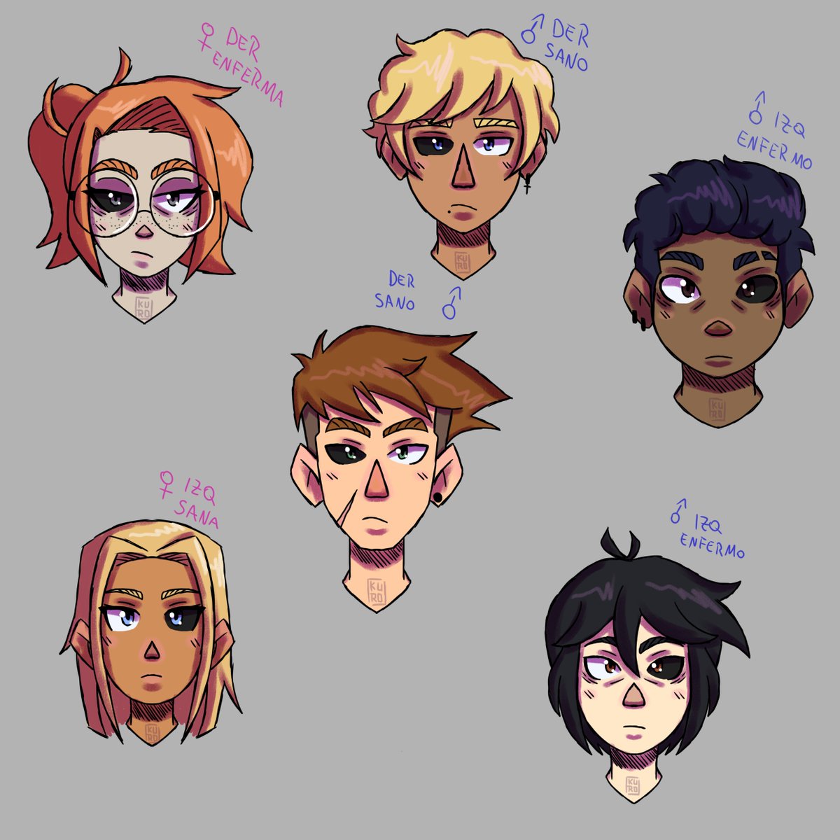 raulkuro1995's tweet image. Bocetos de un nuevo proyecto!!!
#digitalart #oc #newproject #conceptart