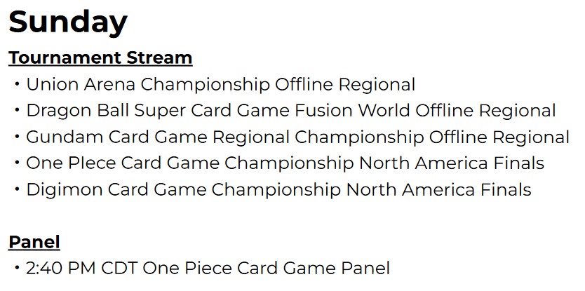 official_BCG_EN's tweet image. [Bandai Card Games Fest 25-26 in Dallas]  
Thank you all for joining yesterday!
The YouTube livestream link for Sunday is now available.

 Get ready for some exciting content! 
Link: youtube.com/watch?v=NxaztH…

#BCGFest