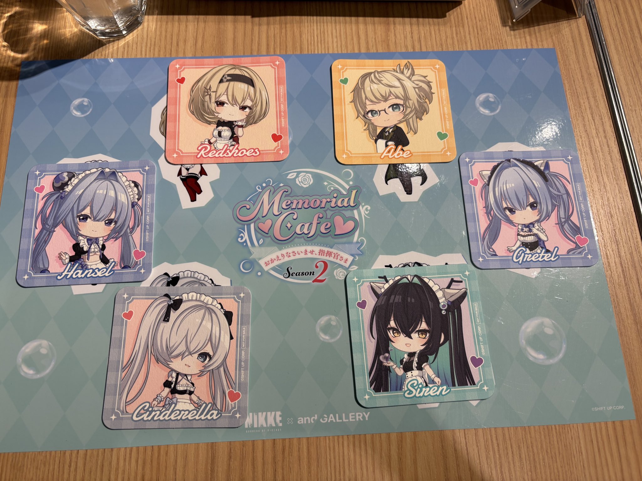 【会場限定】ニケ NIKKE コラボカフェ セイレーン グッズ 3点セット nikke and gallery カフェ 限定 セイレーングッズセット